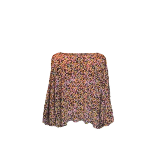 MATERIAL GIRL Vibrant Fun Print Crop Top! Size XS - Picture 2 of 6